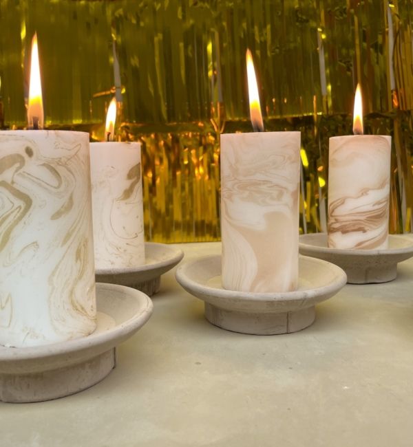 Marble kaarsen - Afbeelding 5